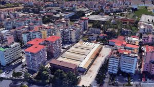 il capannone dov'è morto Tammaro, a Casalnuovo