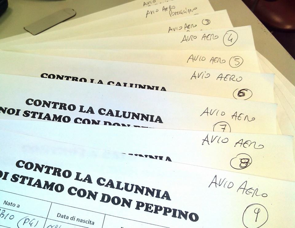 Gli operai dell’Avio scendono in campo per don Peppino