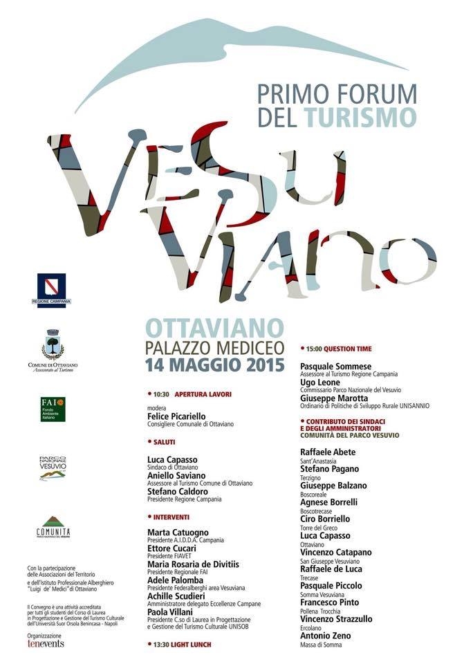Ottaviano, al via la prima edizione del Forum del turismo vesuviano.