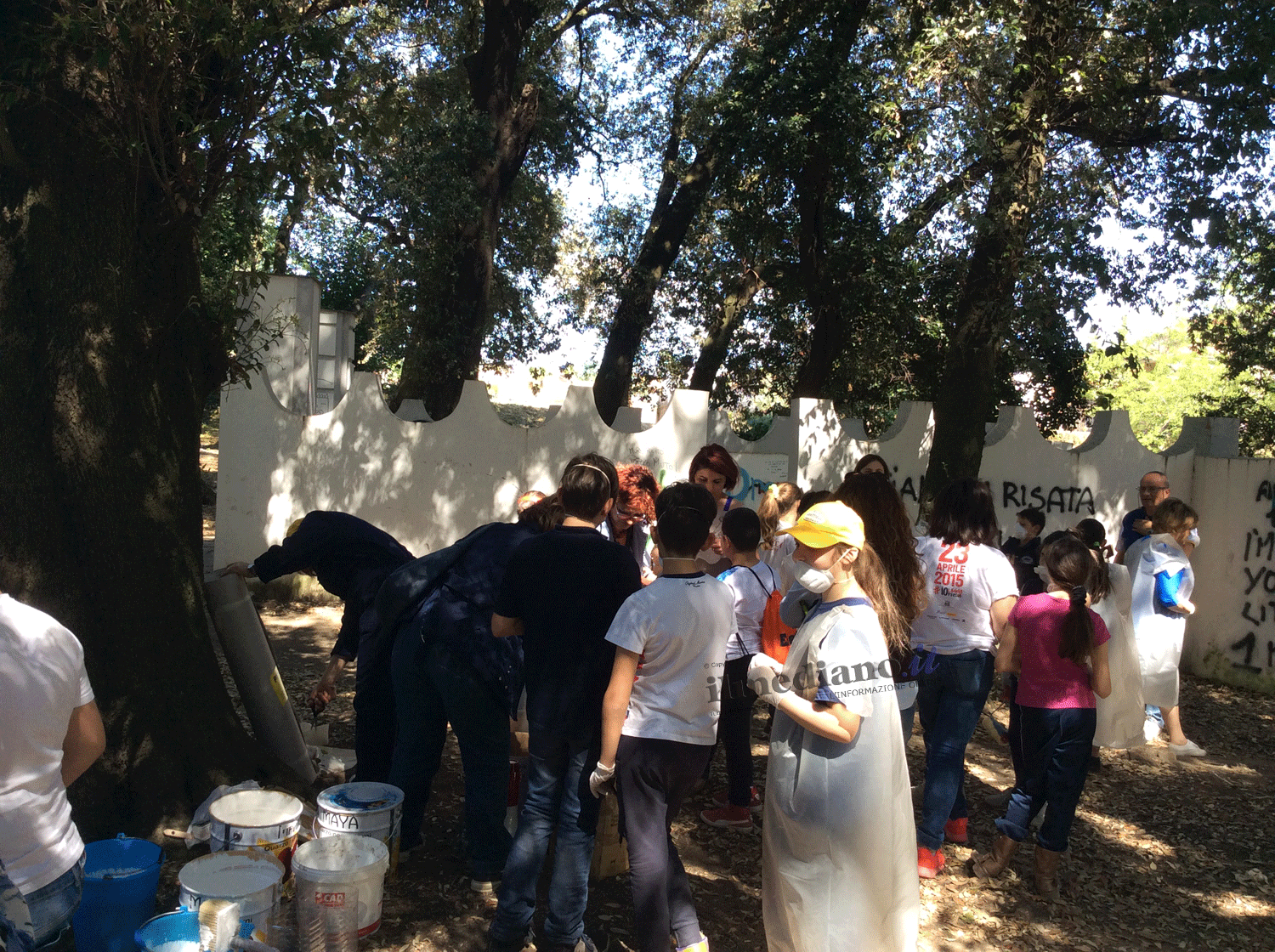 Sant’Anastasia. Gli alunni tinteggiano il mondo di civiltà