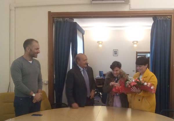 Pomigliano, il sindaco Russo ha ricevuto Mara in municipio