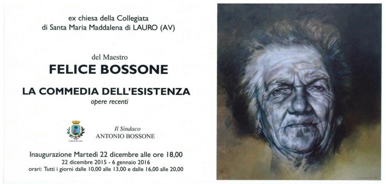 A Lauro, in mostra i quadri in cui Felice Bossone dipinge “La commedia dell’esistenza”