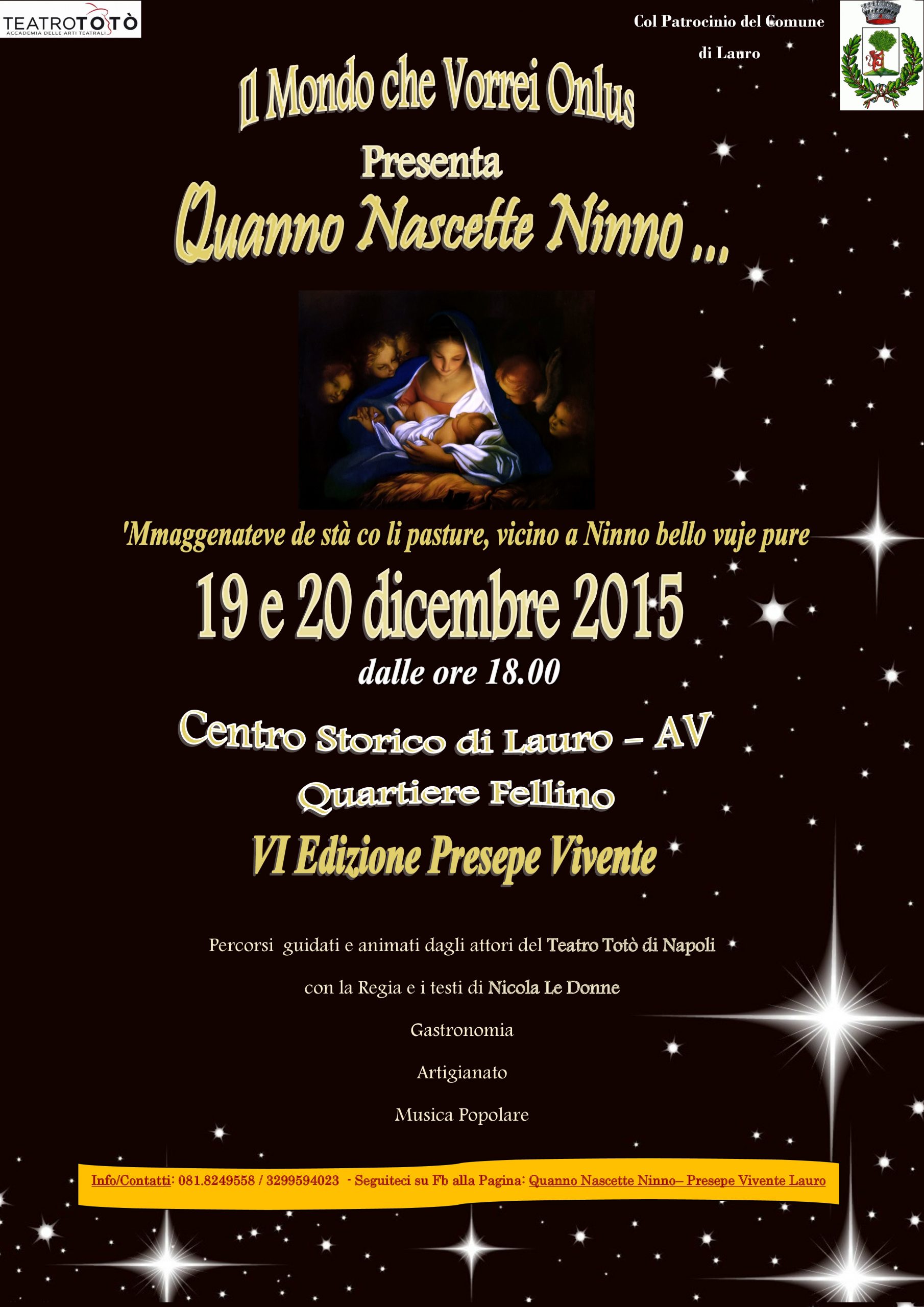 Il Presepe Vivente a Lauro: Quanno nascette Ninno…il 19 e il 20 dicembre