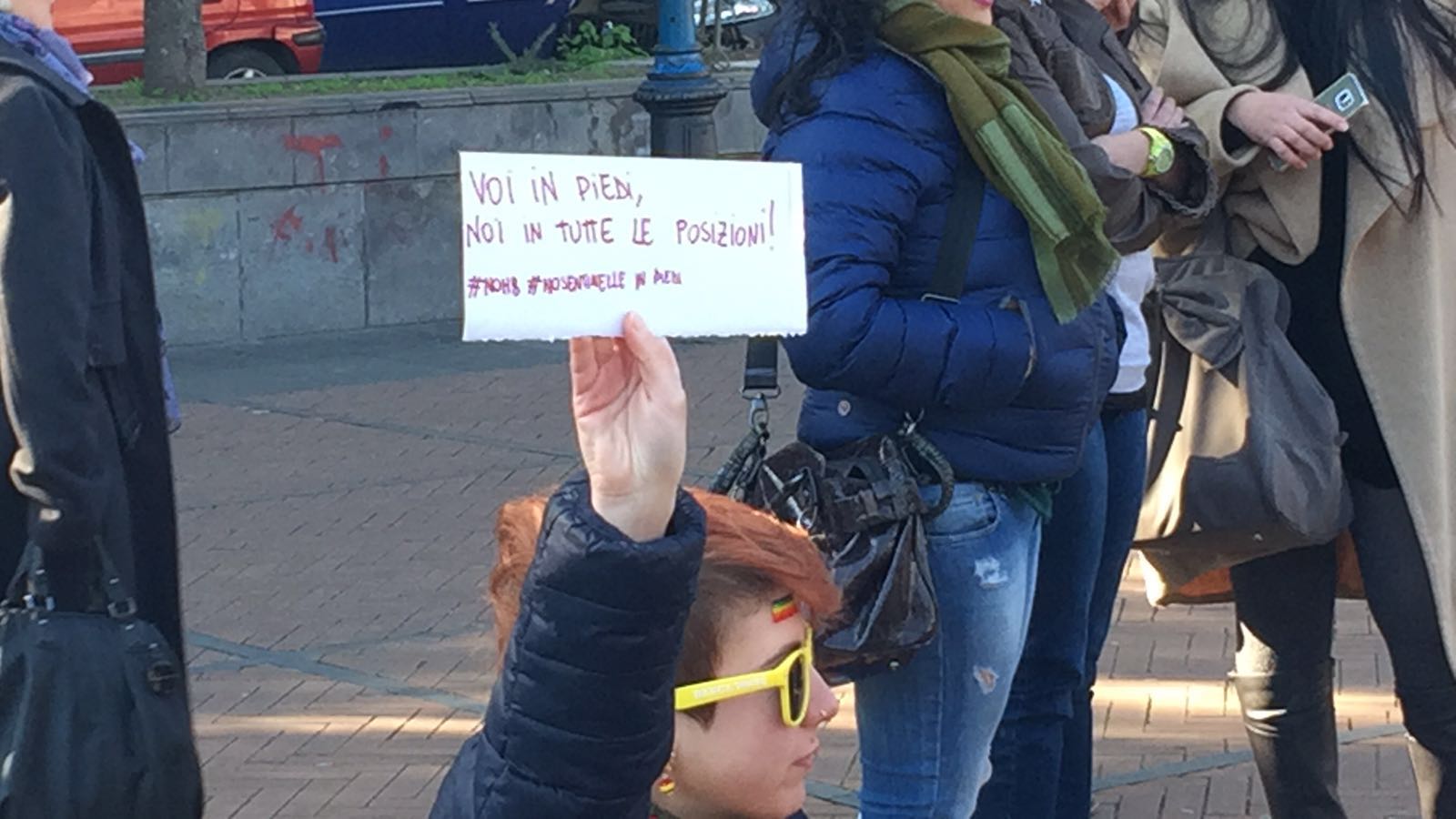 Somma Vesuviana, poche le «Sentinelle In piedi» pro famiglia tradizionale: vince la contromanifestazione