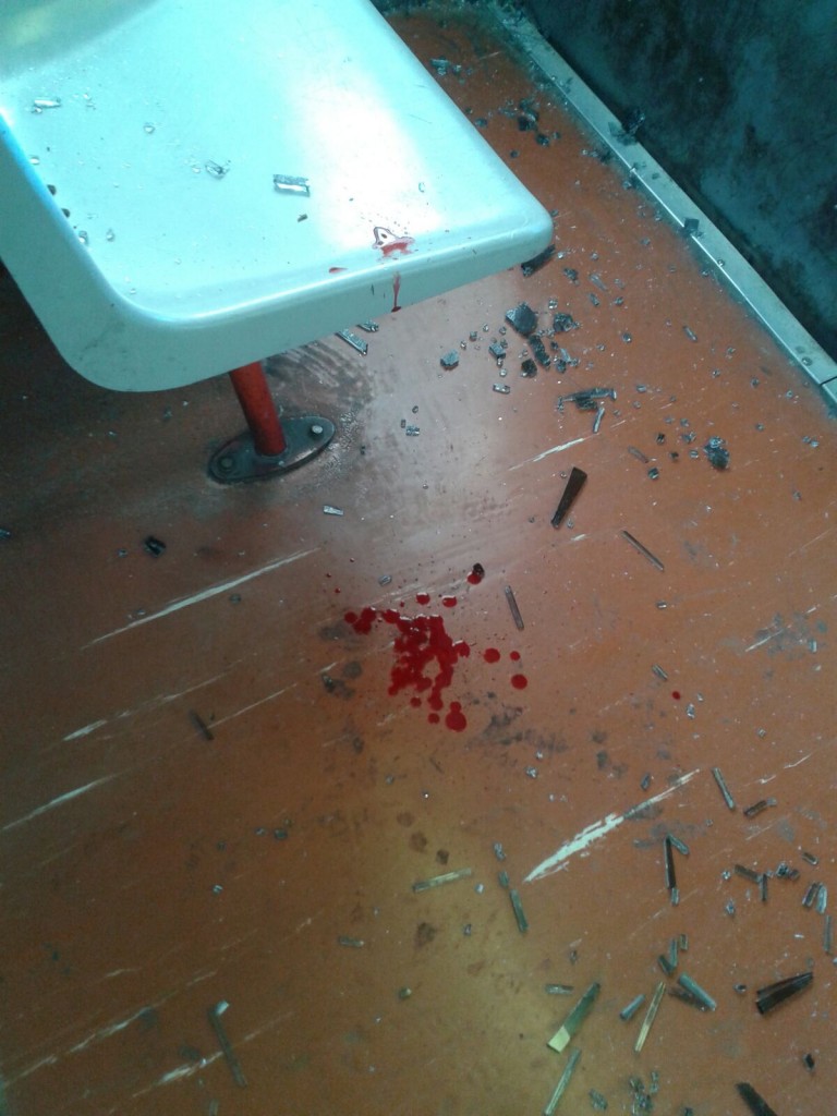 O.R.S.A.  Atti vandalici contro i treni della Circumvesuviana