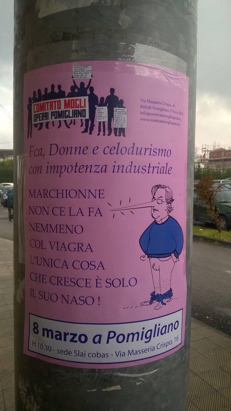 La Fiat di Pomigliano, le mogli dei cassintegrati, Marchionne e…il viagra