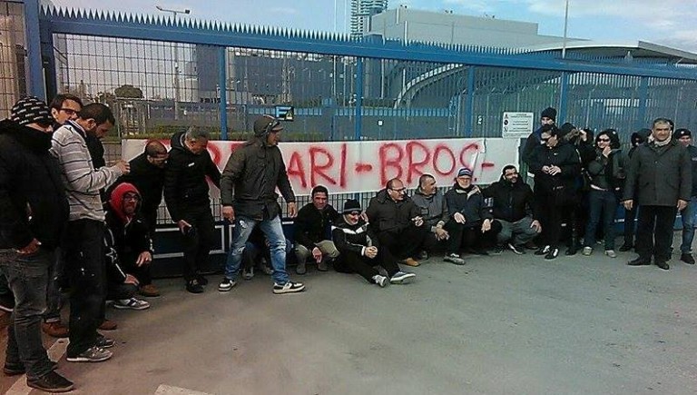 I Bros di Napoli e provincia sul piede di guerra: ieri picchetto all’inceneritore