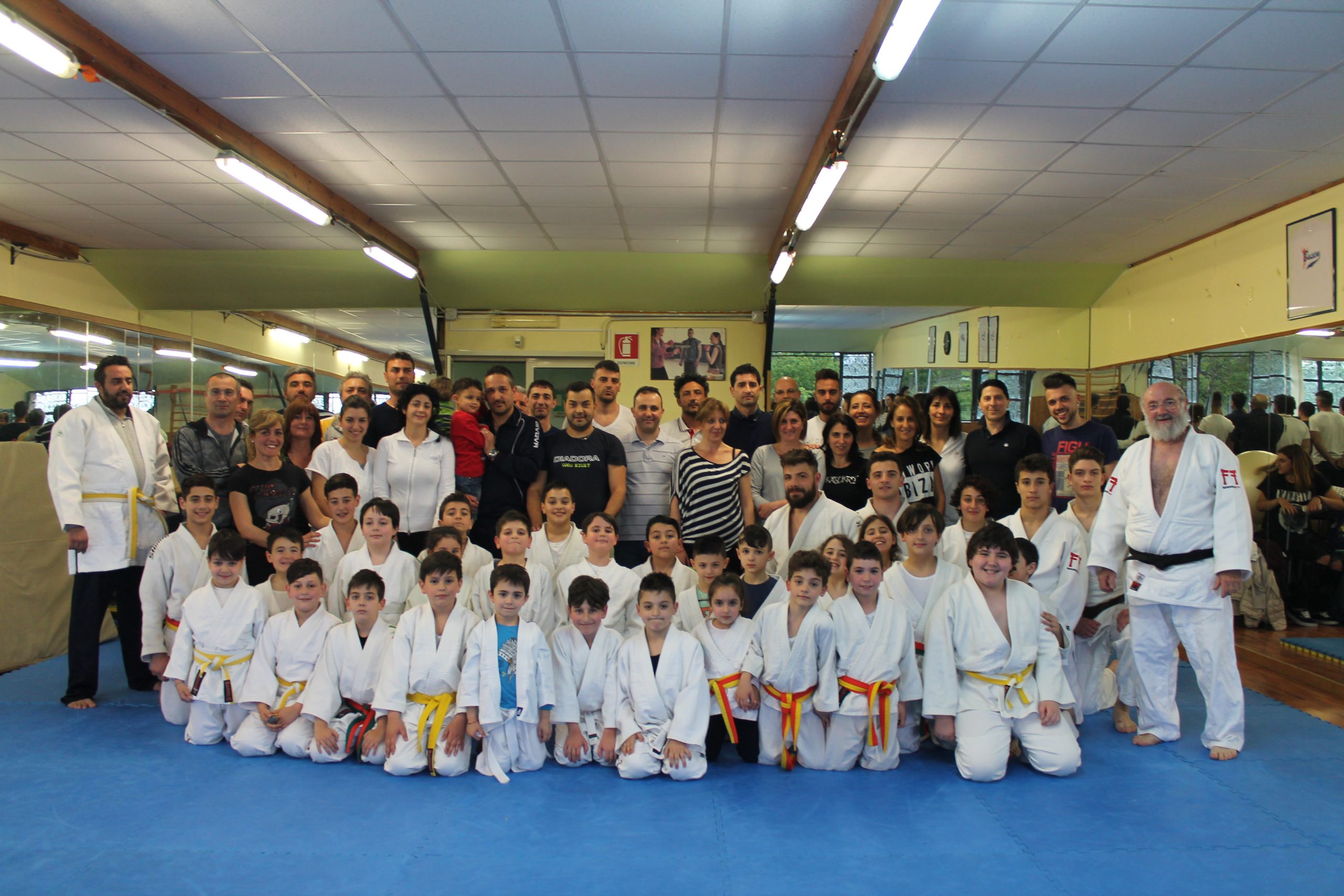 Somma Vesuviana. Una lezione di judo con i propri figli