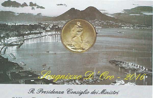 L’ Accademia di Alta Cultura “Europa 2000” conferisce a Carmine Cimmino il premio “Lo Scugnizzo d’oro 2016”.