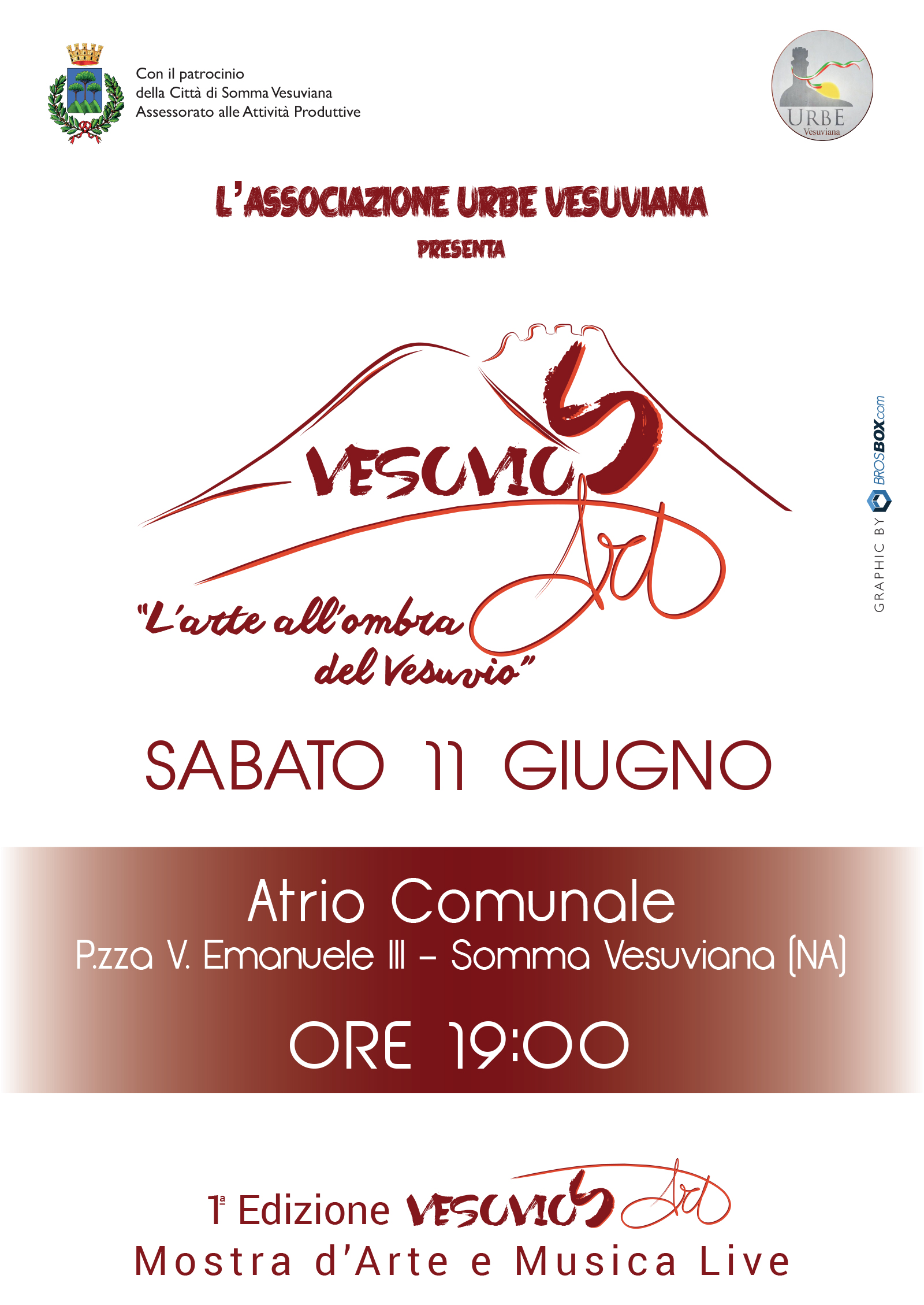 Somma Vesuviana. “Vesuvius Art” – L’arte all’ombra del Vesuvio