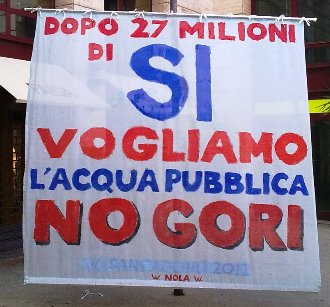La Giunta De Luca e i suoi “giochi” con l’acqua
