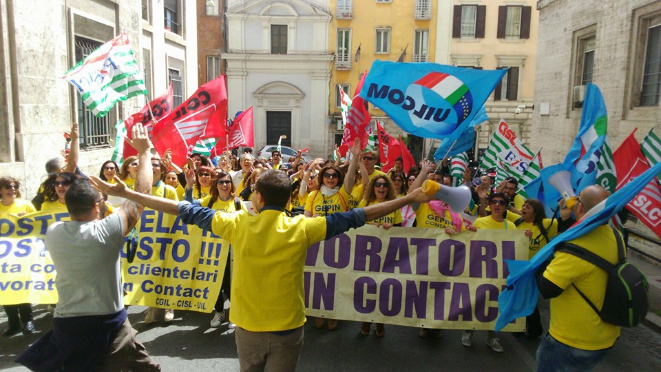 I 350 licenziamenti Gepin Contact: è il giorno della verità. Ultima chance per il salvataggio