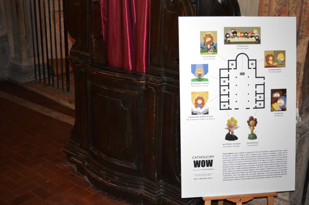 Paolo Gallinaro "Catholicism Wow" a Roma: la mappa del percorso