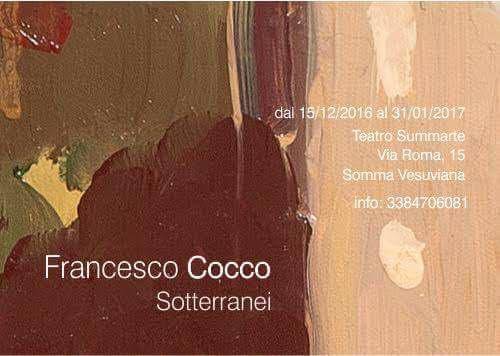 Galleria D’Arte del Summarte: l’artista Cocco in mostra con “Sotterranei” fino al 31 gennaio