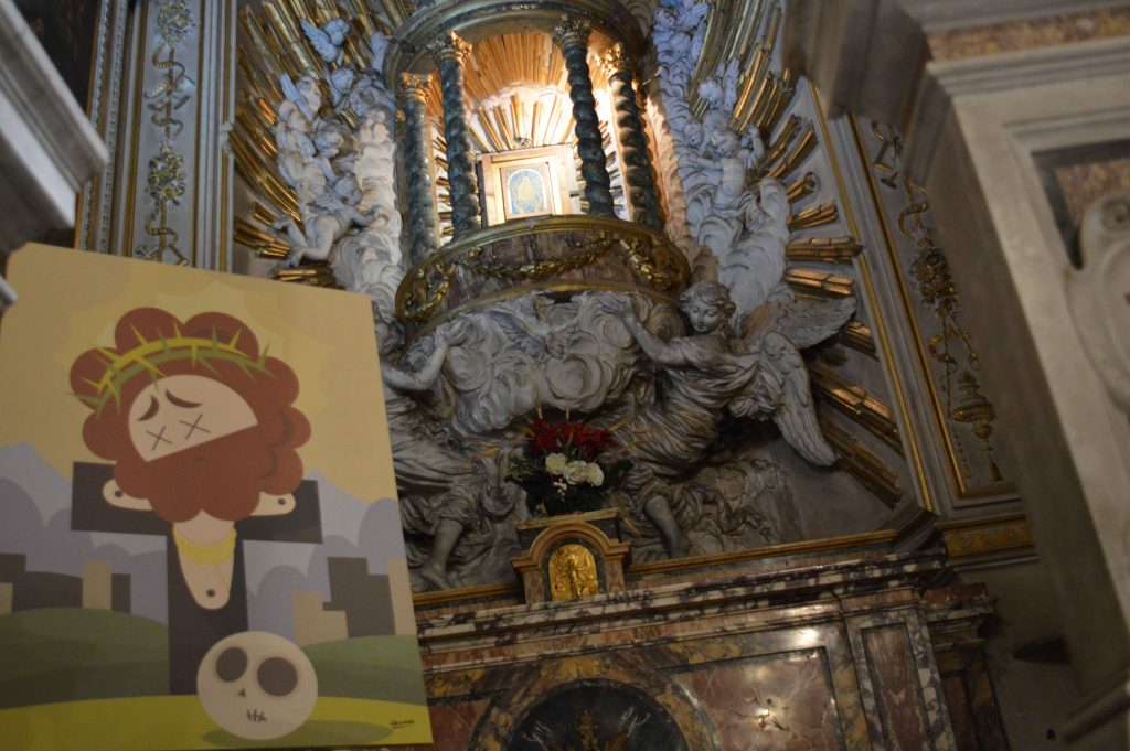 Paolo Gallinaro "Catholicism Wow" a Roma: Crocifissione