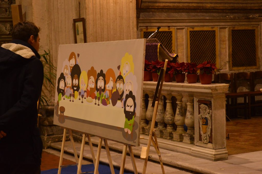 Paolo Gallinaro "Catholicism Wow" a Roma: Ultima Cena