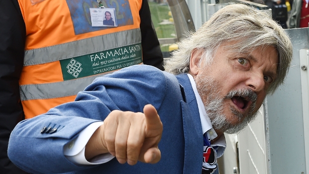 Ferrero, presidente pittoresco, mette in secondo piano la panchina lunga del Napoli