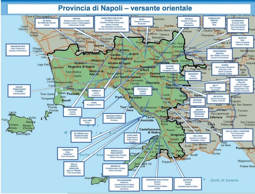 Camorra, la relazione DIA: cinquanta clan nella sola città di Napoli, dieci cosche si «dividono» l’area nolana- vesuviana