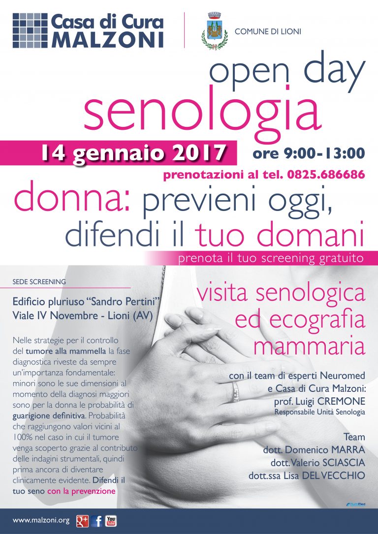 Avellino, alla clinica Malzoni open day senologia