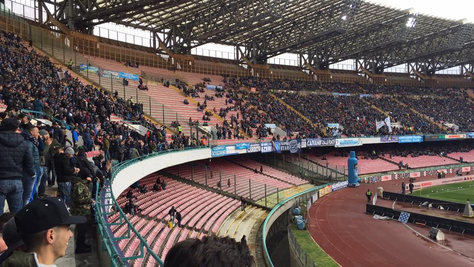 Uno scorcio del San Paolo fotografato da Pierluigi Lubrano