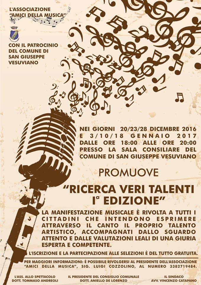 “Ricerca Veri Talenti – I edizione”: venerdì sera la finale al Cinema Teatro Italia