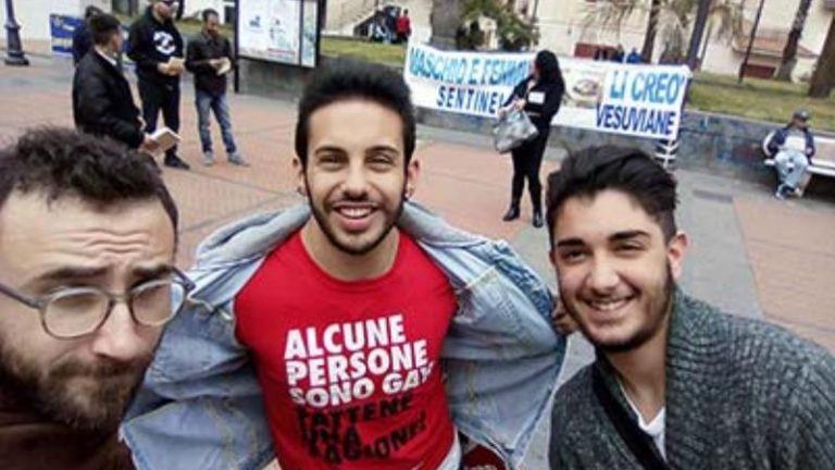 Somma Vesuviana, Arcigay denuncia l’aggressione di un volontario alla “veglia” delle Sentinelle