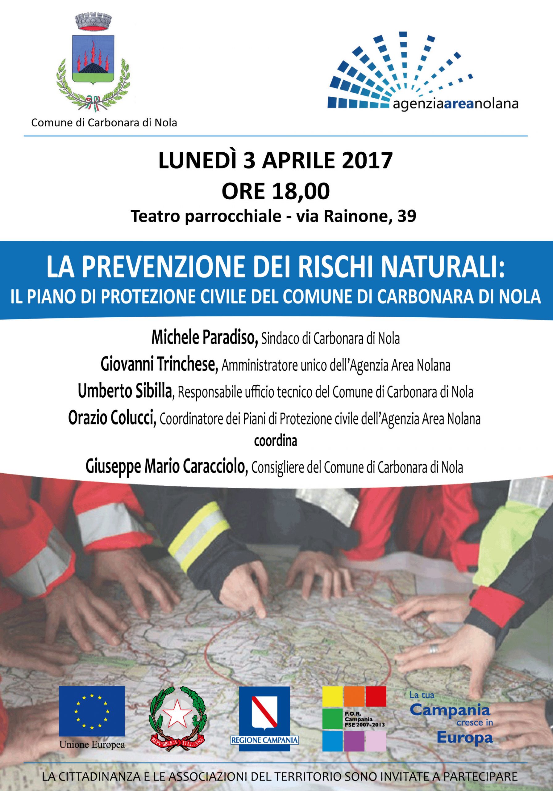 La prevenzione dei rischi naturali: il piano di protezione civile del Comune di Carbonara di Nola