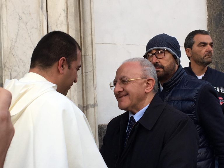 Sant’Anastasia, il governatore De Luca torna al Santuario di Madonna dell’Arco