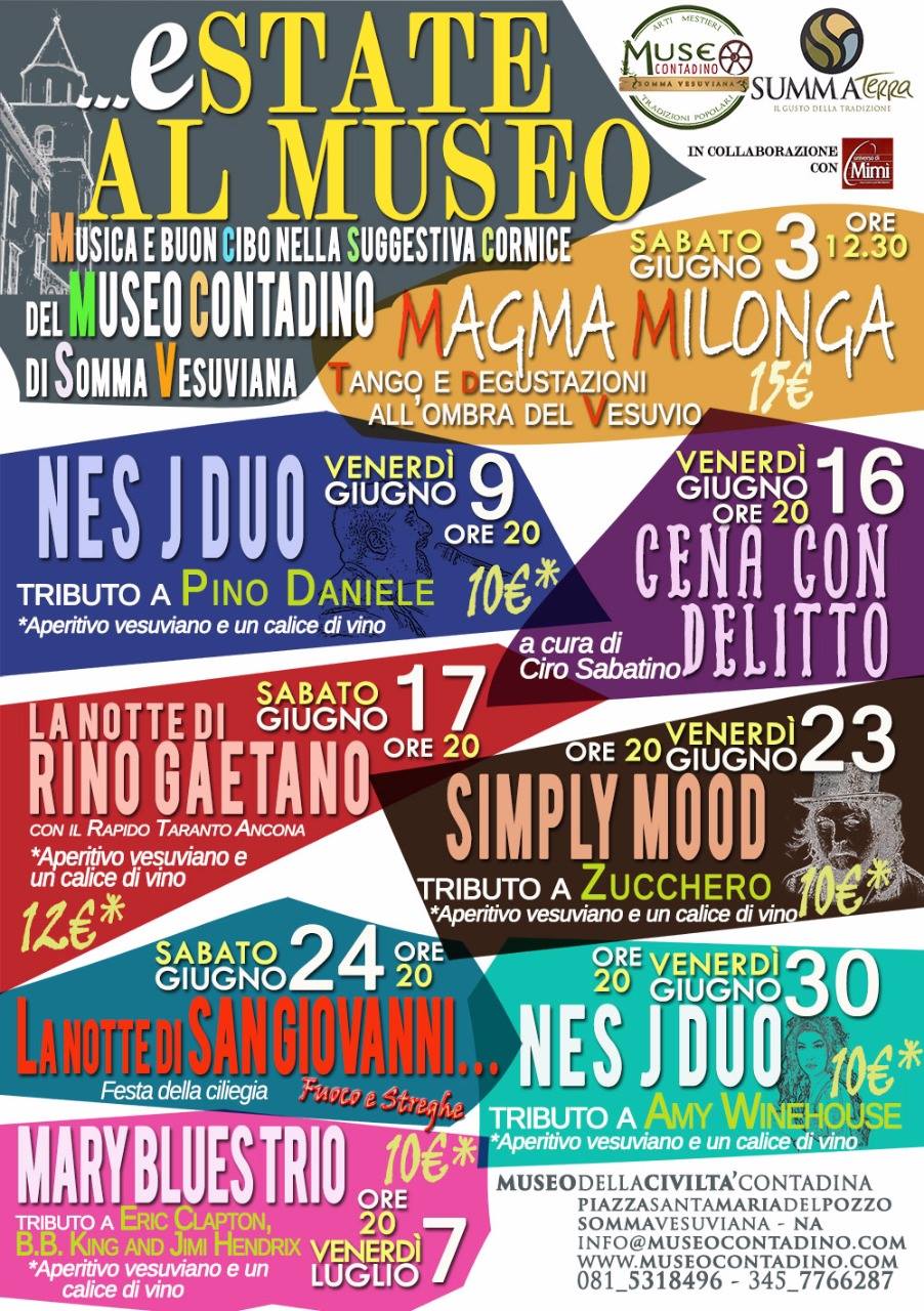 Somma Vesuviana, parte l'”Estate al museo”