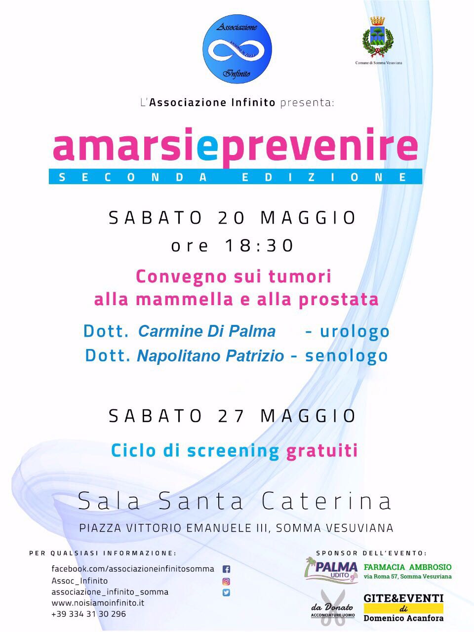 Somma Vesuviana, si rinnova l’appuntamento con “Amarsi e Prevenire”