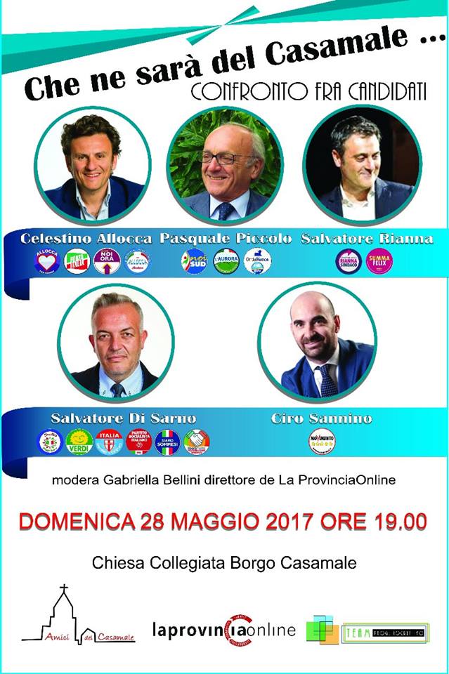 Somma Vesuviana, domenica i cinque candidati sindaco a confronto: “Che ne sarà del Casamale?”