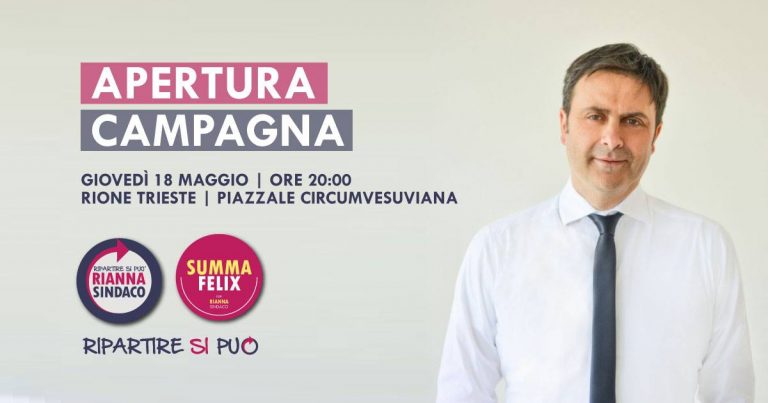 Somma Vesuviana/Amministrative 2017, Salvatore Rianna “debutta” a Rione Trieste