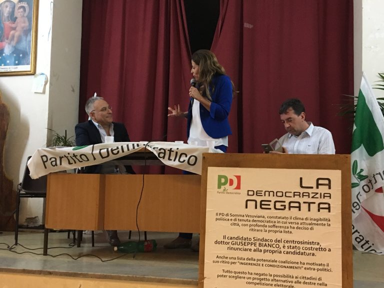 Pd Somma Vesuviana: l’onorevole Massimiliano Manfredi: «Saremo vigili, ma non possiamo auspicare che presto si torni al voto»