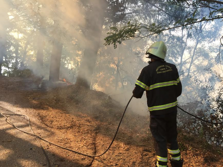 Emergenza incendi, il generale Ricciardi a Ottaviano