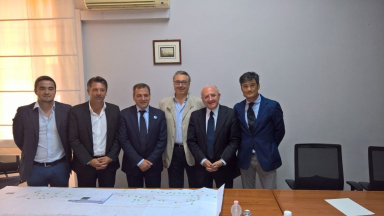 San Giuseppe Vesuviano. Catapano incontra De Luca: firmato in Regione il protocollo d’intesa per la realizzazione della pista ciclopedonale