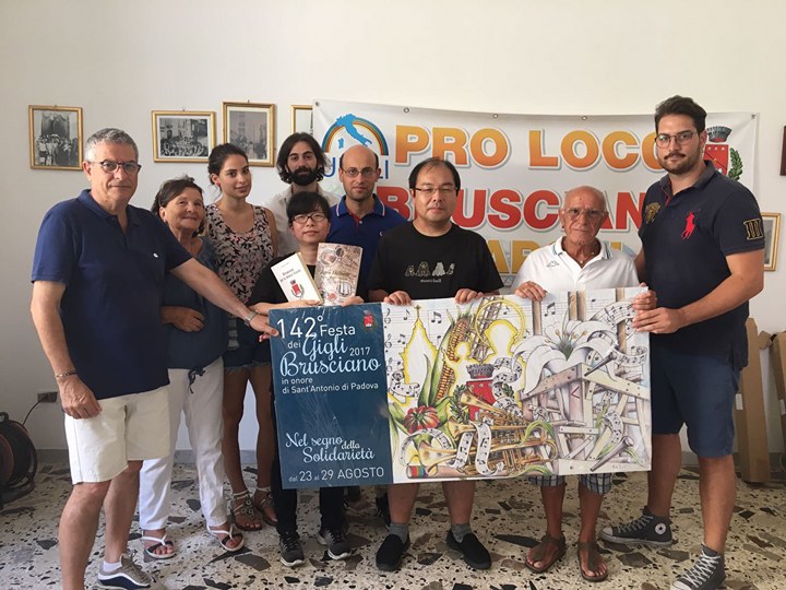 Brusciano, Giapponesi turisti per un giorno