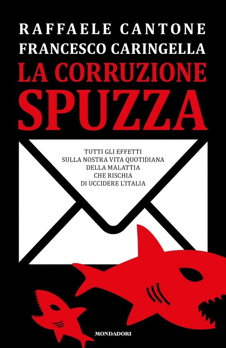 Sorrento, oggi la presentazione del libro di Raffaele Cantone e Francesco Caringella “La corruzione spuzza”