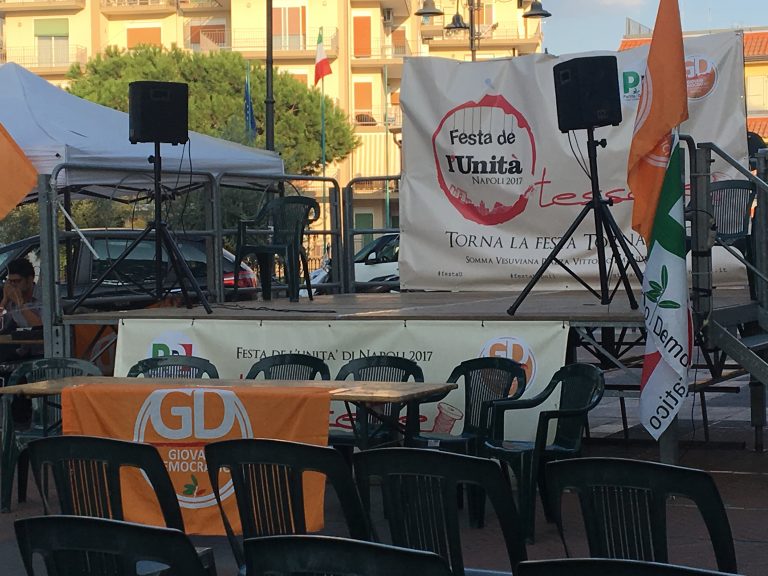 Somma Vesuviana, il via ieri alla Festa dell’Unità. Il segretario locale Auriemma: “Dialogo con l’amministrazione”