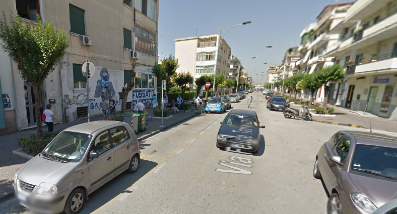 Pomigliano, a sx il rione Palazzine