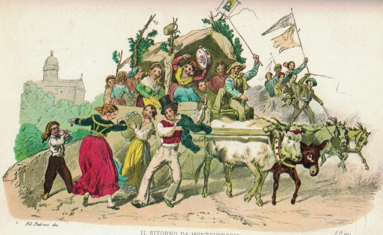 Ottajano, settembre 1910: “folla innumerabile” alla festa della Madonna di Montevergine: il trionfo degli abiti di carta. E oggi?