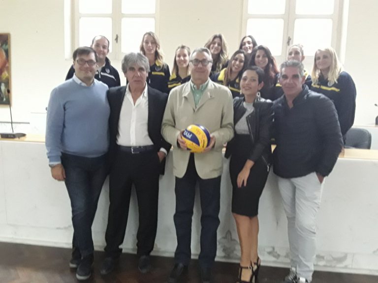 Boscoreale, le atlete della Givova Scafati Volley ricevute dal sindaco e dall’assessore allo sport