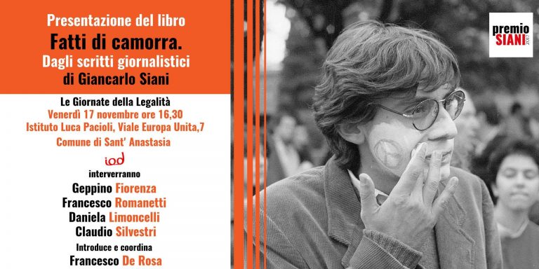 Sant’Anastasia, tre giorni per la legalità contro la camorra e i soprusi