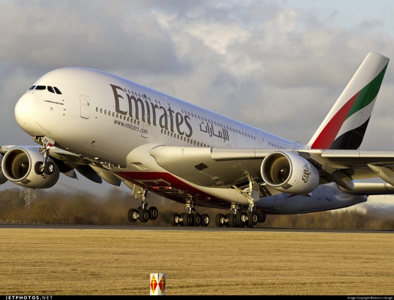 Emirates celebra il suo centesimo A380: c’è anche un pezzo della fabbrica Leonardo di Nola