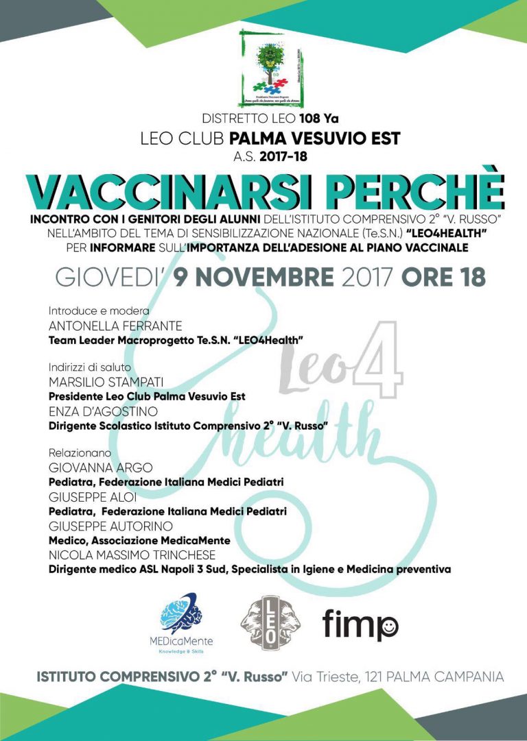 “Vaccinarsi perchè”, il convegno a Palma Campania