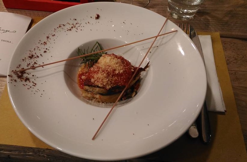 Parmiagiana 2.0 o Mattonella di melanzane?