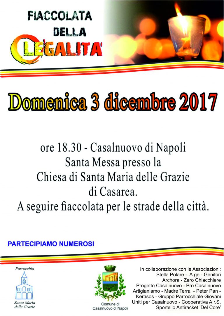 Casalnuovo. Parrocchia, Comune e associazioni, insieme, per dire ‘no’ alla camorra