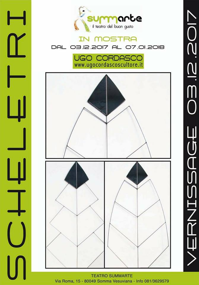 Da “Summarte” in mostra le opere dello scultore Ugo Cordasco.