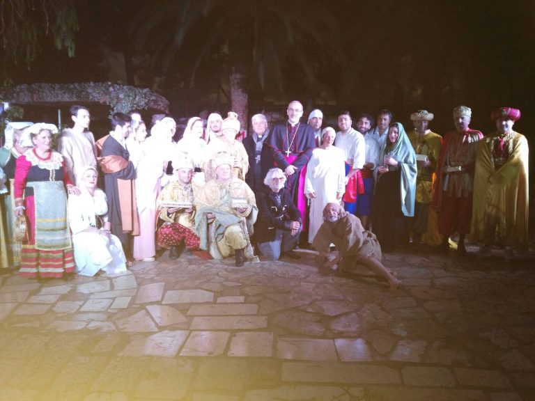 Da Sant’Anastasia alla Terra Santa, ieri il Presepe dei Giocondi a Betlemme. De Simone: «Emozioni uniche».