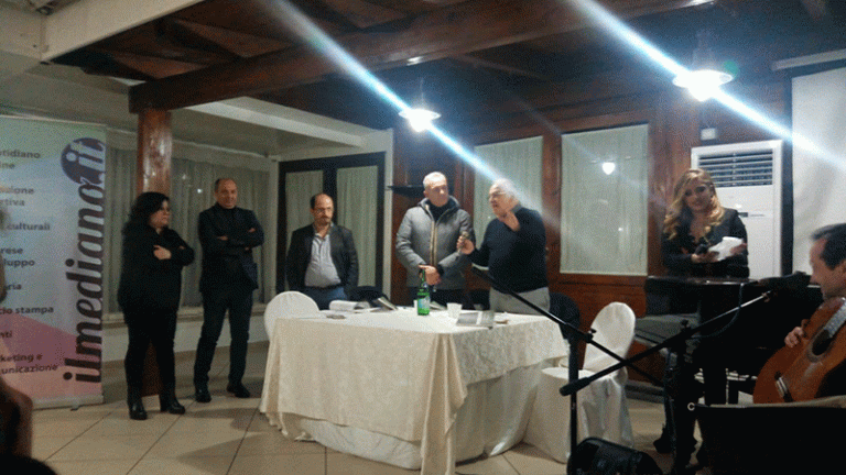 A Somma Vesuviana, nella “Tenuta San Sossio”, è stato presentato il libro di C.Cimmino “Le ricette di Biagio”.