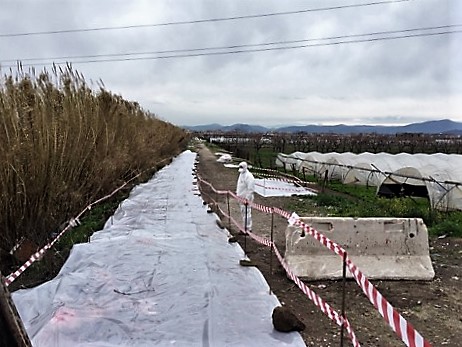 Acerra stuprata: enorme scarico killer di amianto triturato nei campi. Interviene l’asl